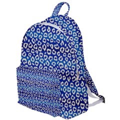 Animal Print - Blue - Leopard Jaguar Dots Small  The Plain Backpack by ConteMonfrey