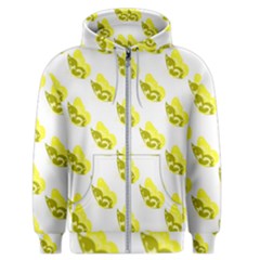 Yellow Butterflies On Their Own Way Men s Zipper Hoodie by ConteMonfrey