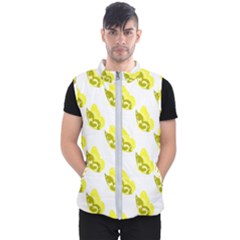 Yellow Butterflies On Their Own Way Men s Puffer Vest by ConteMonfrey