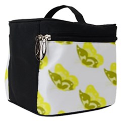 Yellow Butterflies On Their Own Way Make Up Travel Bag (small) by ConteMonfrey