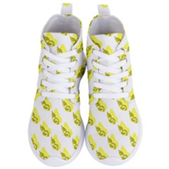 Yellow Butterflies On Their Own Way Women s Lightweight High Top Sneakers by ConteMonfrey