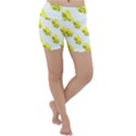 Yellow Butterflies On Their Own Way Lightweight Velour Yoga Shorts View1