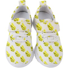 Yellow Butterflies On Their Own Way Kids  Velcro Strap Shoes by ConteMonfrey