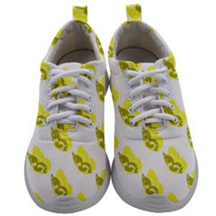 Yellow Butterflies On Their Own Way Mens Athletic Shoes by ConteMonfrey