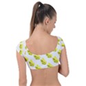 Yellow Butterflies On Their Own Way Cap Sleeve Ring Bikini Top View2