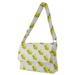 Yellow Butterflies On Their Own Way Full Print Messenger Bag (m) by ConteMonfrey