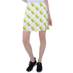 Yellow Butterflies On Their Own Way Tennis Skirt by ConteMonfrey