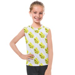 Yellow Butterflies On Their Own Way Kids  Mesh Tank Top by ConteMonfrey