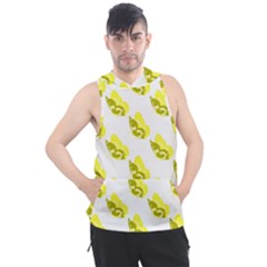 Yellow Butterflies On Their Own Way Men s Sleeveless Hoodie by ConteMonfrey