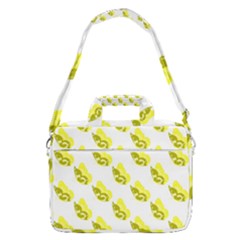 Yellow Butterflies On Their Own Way Macbook Pro 16  Shoulder Laptop Bag by ConteMonfrey