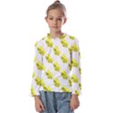 Yellow Butterflies On Their Own Way Kids  Frill Detail Tee View1