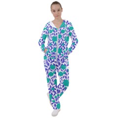 Green Flowers On The Wall Women s Tracksuit by ConteMonfrey