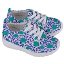 Green Flowers On The Wall Kids  Lightweight Sports Shoes View3