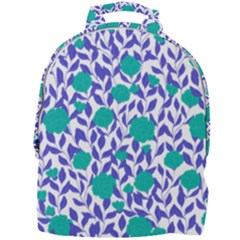 Green Flowers On The Wall Mini Full Print Backpack by ConteMonfrey