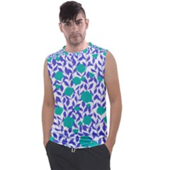 Green Flowers On The Wall Men s Regular Tank Top by ConteMonfrey