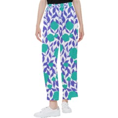 Green Flowers On The Wall Women s Pants  by ConteMonfrey