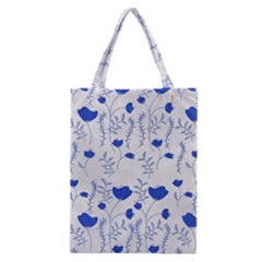 Blue Classy Tulips Classic Tote Bag by ConteMonfrey