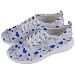 Blue Classy Tulips Men s Lightweight Sports Shoes by ConteMonfrey