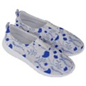 Blue Classy Tulips No Lace Lightweight Shoes View3