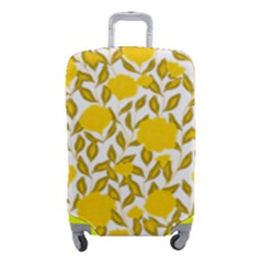 Blue Flowers On The Wall   Luggage Cover (small) by ConteMonfrey