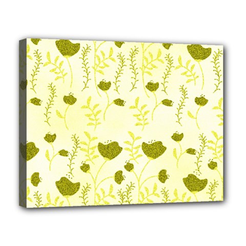 Yellow Classy Tulips  Canvas 14  X 11  (stretched) by ConteMonfrey