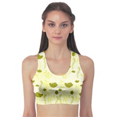 Yellow Classy Tulips  Sports Bra by ConteMonfrey