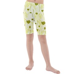 Yellow Classy Tulips  Kids  Mid Length Swim Shorts by ConteMonfrey