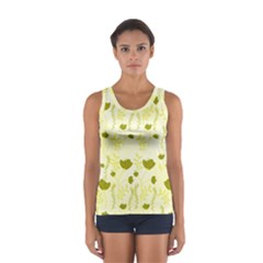 Yellow Classy Tulips  Sport Tank Top  by ConteMonfrey