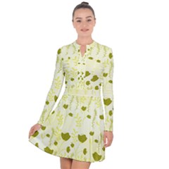 Yellow Classy Tulips  Long Sleeve Panel Dress by ConteMonfrey