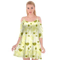 Yellow Classy Tulips  Cutout Spaghetti Strap Chiffon Dress by ConteMonfrey