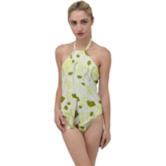 Yellow Classy Tulips  Go With The Flow One Piece Swimsuit by ConteMonfrey