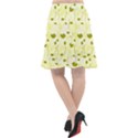 Yellow Classy Tulips  Fishtail Chiffon Skirt View2