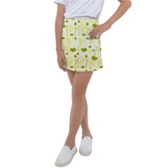 Yellow Classy Tulips  Kids  Tennis Skirt by ConteMonfrey