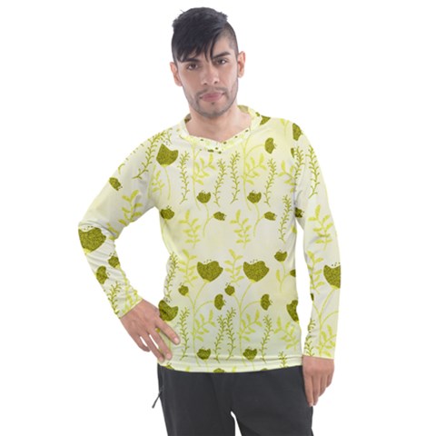 Yellow Classy Tulips  Men s Pique Long Sleeve Tee by ConteMonfrey