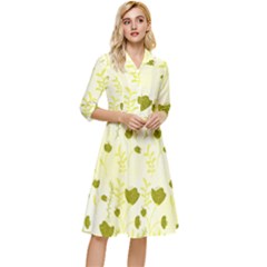 Yellow Classy Tulips  Classy Knee Length Dress by ConteMonfrey