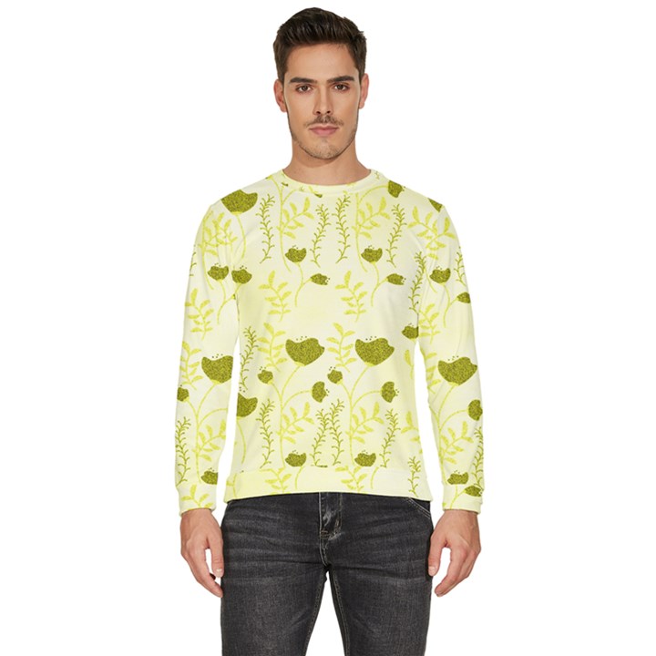 Yellow Classy Tulips  Men s Fleece Sweatshirt