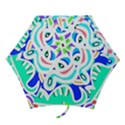 Crazy Pop Art - Doodle Animals   Mini Folding Umbrellas View1