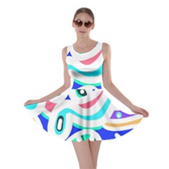 Crazy Pop Art - Doodle Animals   Skater Dress by ConteMonfrey