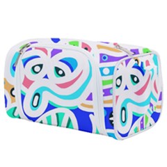 Crazy Pop Art - Doodle Animals   Toiletries Pouch by ConteMonfrey