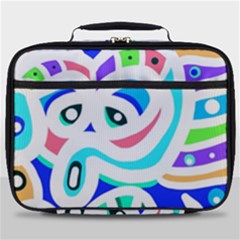 Crazy Pop Art - Doodle Animals   Full Print Lunch Bag by ConteMonfrey