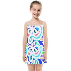 Crazy Pop Art - Doodle Animals   Kids  Summer Sun Dress by ConteMonfrey