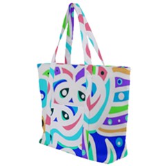 Crazy Pop Art - Doodle Animals   Zip Up Canvas Bag by ConteMonfrey