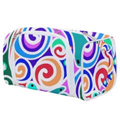 Crazy Pop Art - Doodle Circles   Toiletries Pouch by ConteMonfrey