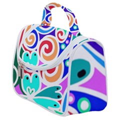 Crazy Pop Art - Doodle Circles   Satchel Handbag by ConteMonfrey