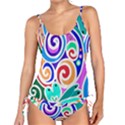 Crazy Pop Art - Doodle Circles   Tankini Set View1