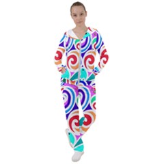 Crazy Pop Art - Doodle Circles   Women s Tracksuit by ConteMonfrey