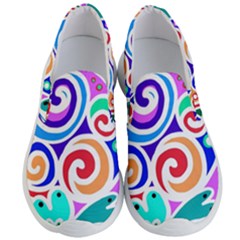 Crazy Pop Art - Doodle Circles   Men s Lightweight Slip Ons by ConteMonfrey