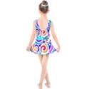 Crazy Pop Art - Doodle Circles   Kids  Skater Dress Swimsuit View2