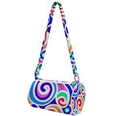 Crazy Pop Art - Doodle Circles   Mini Cylinder Bag by ConteMonfrey