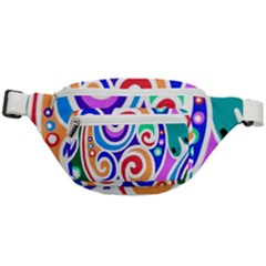 Crazy Pop Art - Doodle Circles   Fanny Pack by ConteMonfrey